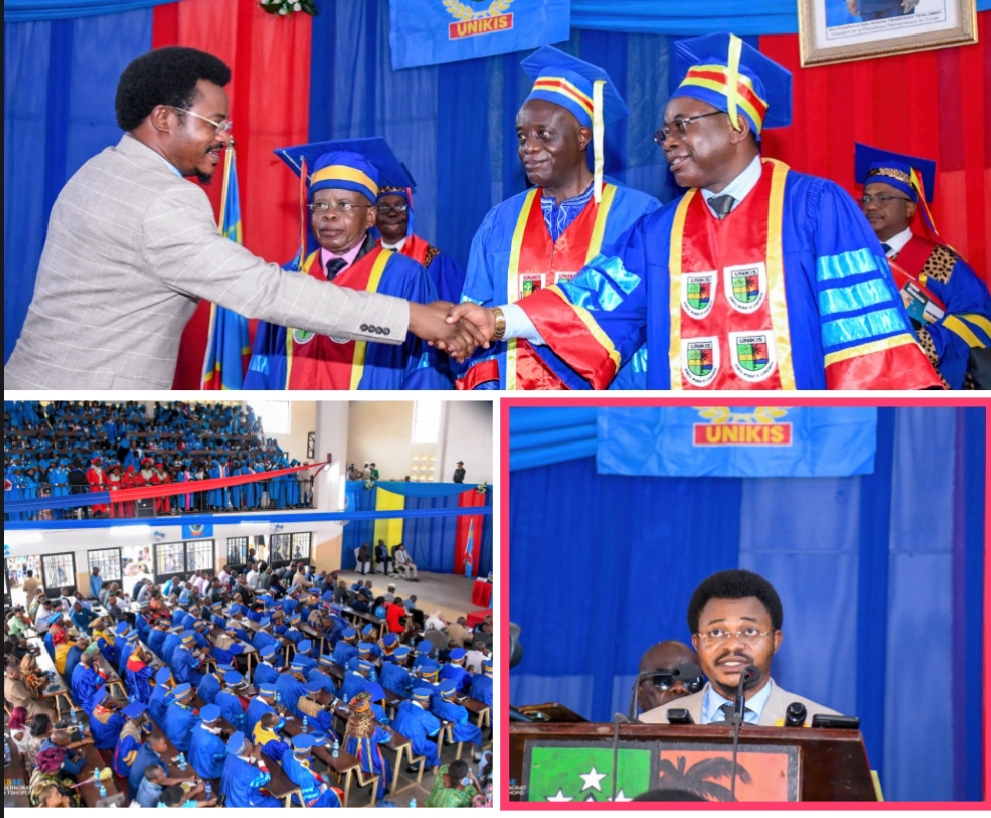 Kisangani/375 L2 Panden, 161 Bachelors, 4 Ir Agronomes, 20 pharmaciens, 107 Dr, un record battu par le CoGe Bongilo reconnu par le Gouv Paulin représentant de la Ministre Marie-Thérèse Sombo