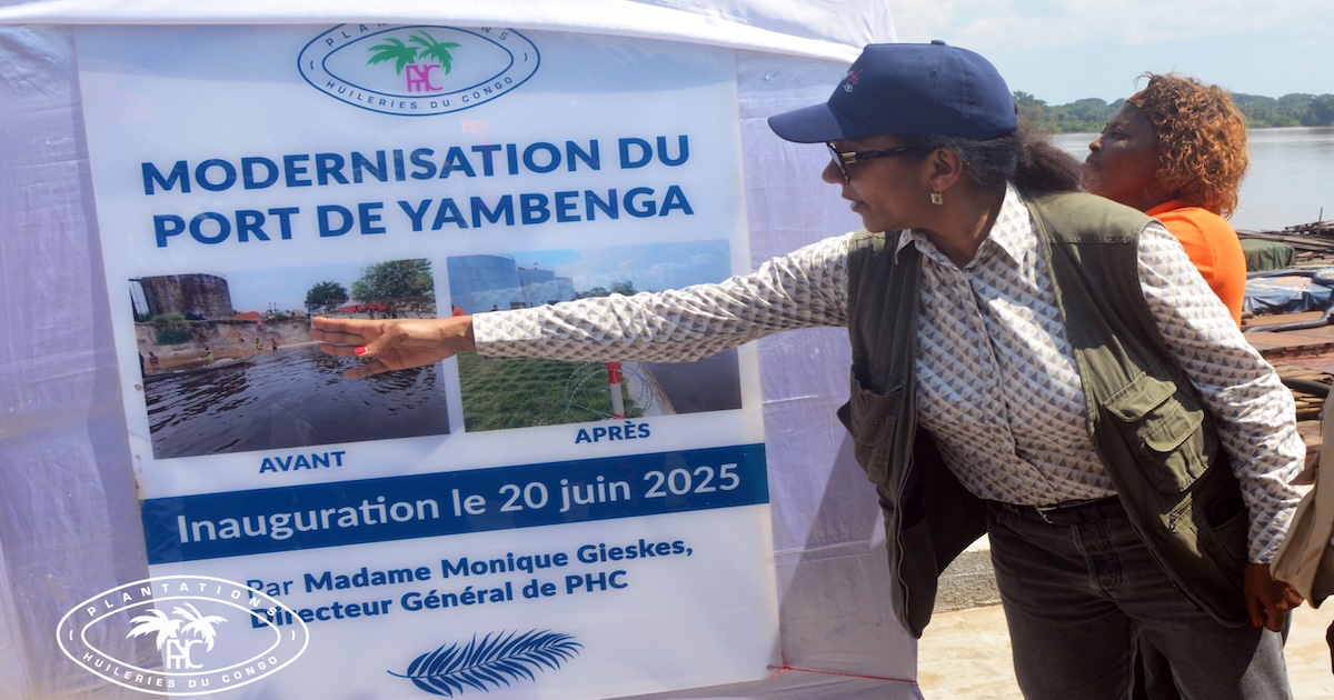 Mongala/Modernisation du port de Yambenga, PHC matérialise son engagement à contribuer au développement durable de la province de la Mongala